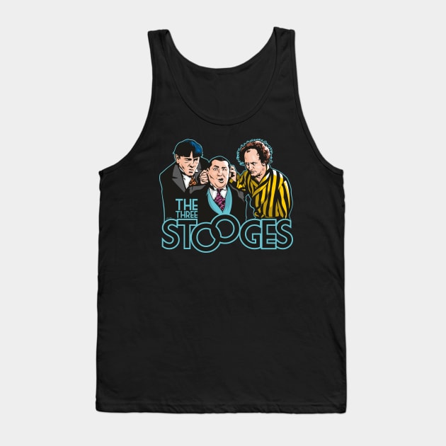 The Three Stooges Tank Top by Jamie Lee Art